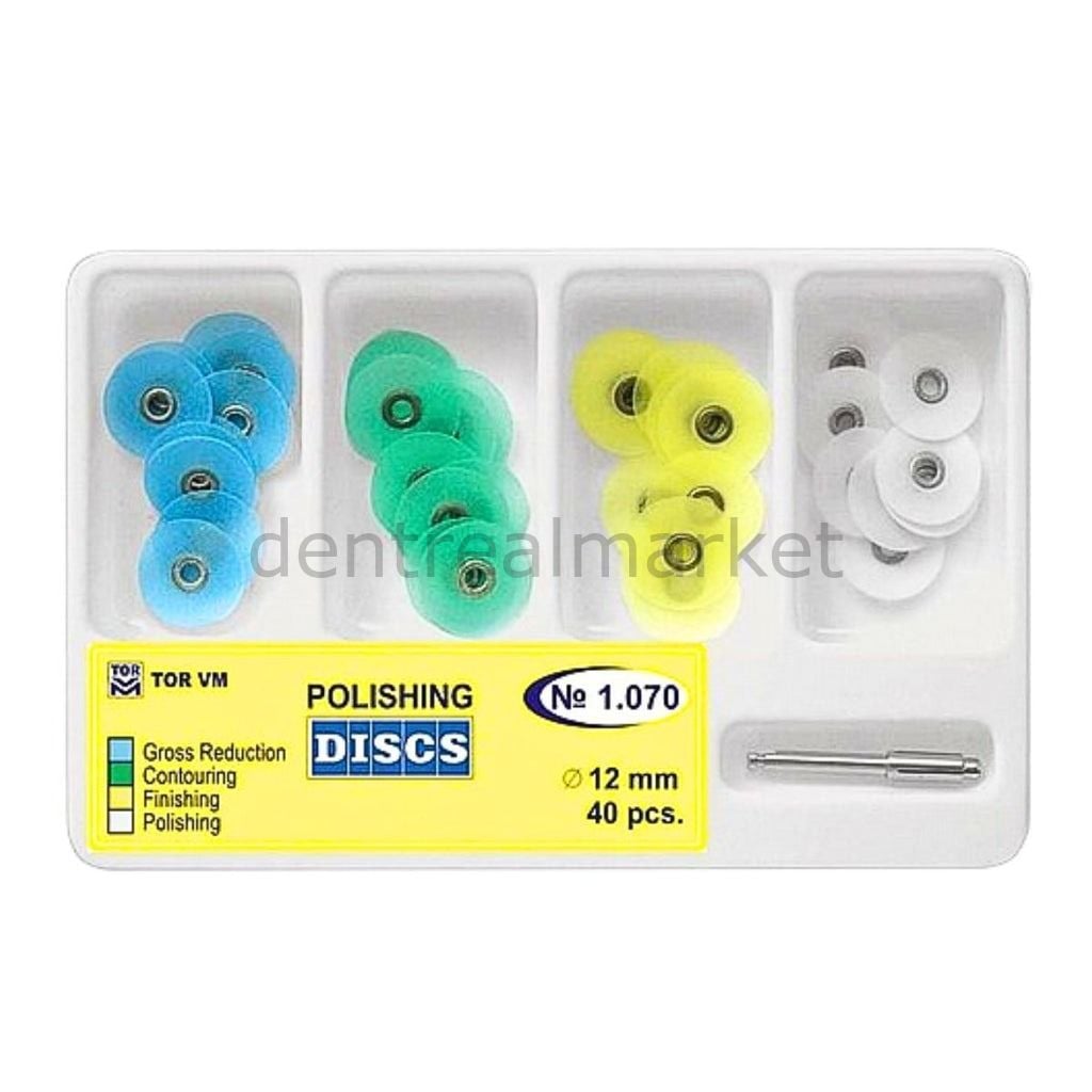 TOR VM Composite Polishing Disc Set 12 mm No. 1.070