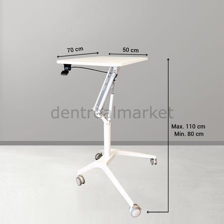 DRM Dental Mobile Height-Adjustable Trolley Cart