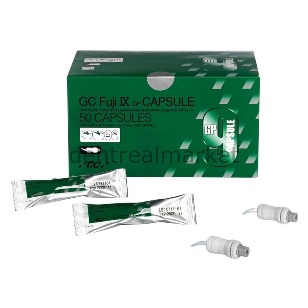 Gc Dental Fuji IX GP Capsule Self-Cure Glass Ionomer Restorative A1