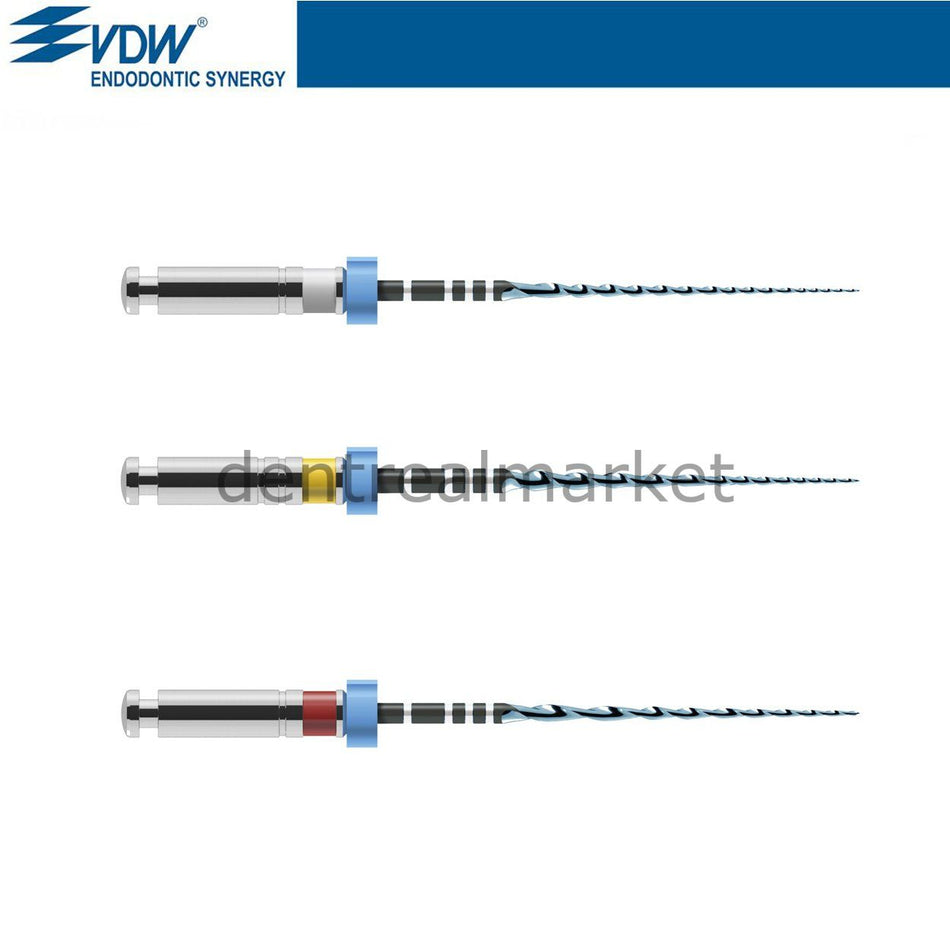 VDW Rotate Rotary Blue NiTi File Assortment 3-Piece Blister