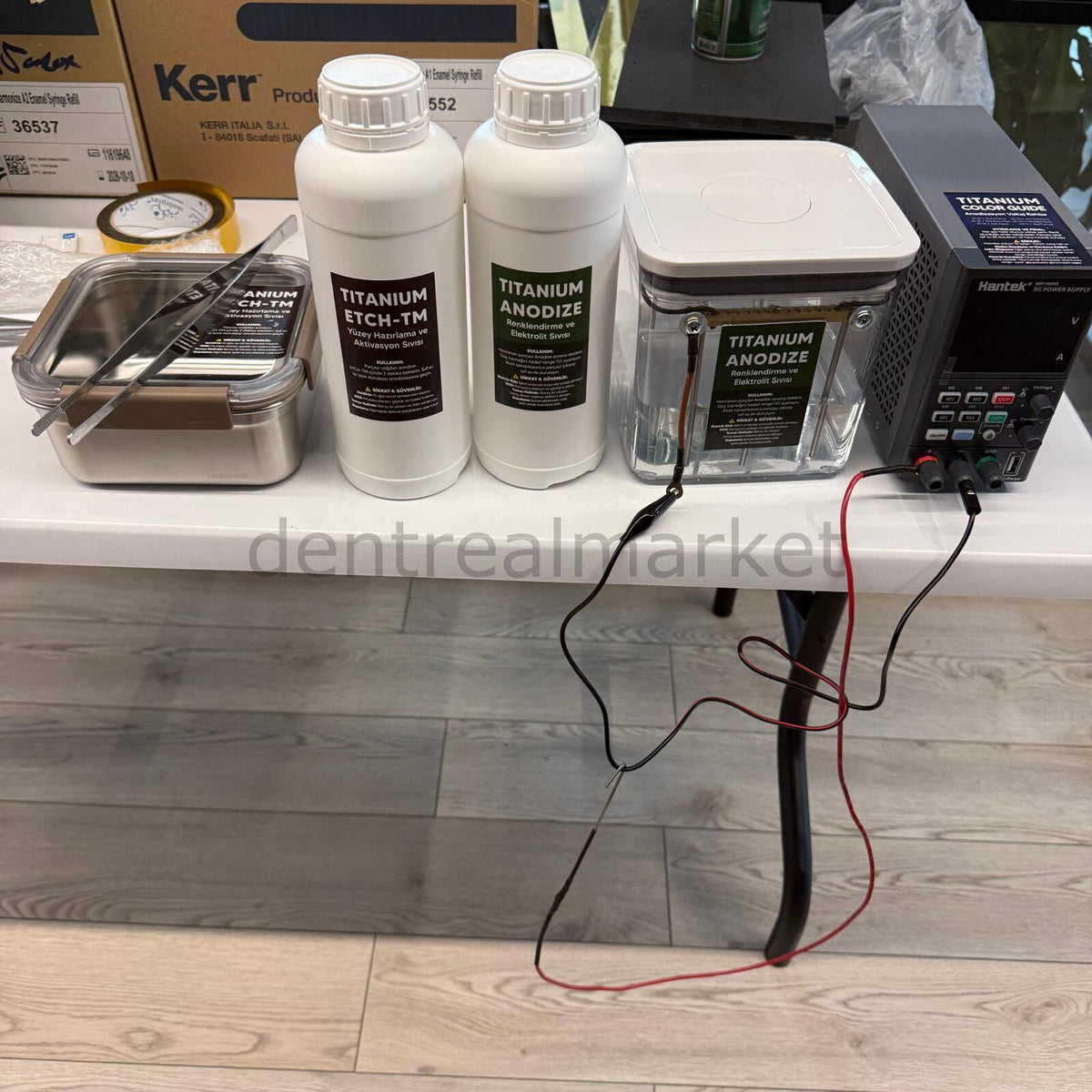Dentreal Dental Titanium Coloring and Anodizing Set