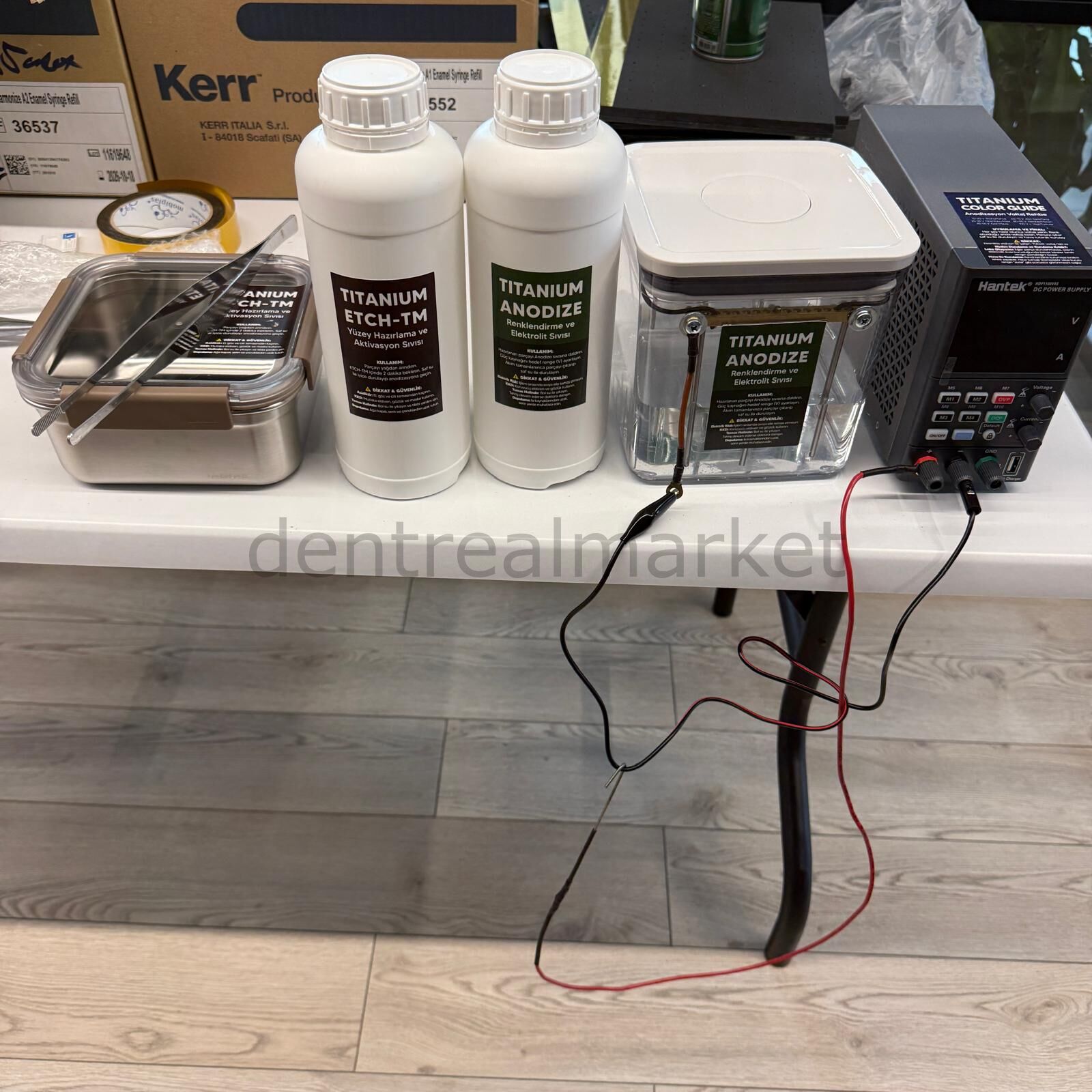 Dentreal Dental Titanium Coloring and Anodizing Set