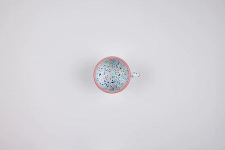 Kapka - Wonder Wheel Mug - Enamel Vintage Look Washable Mug / Kapka