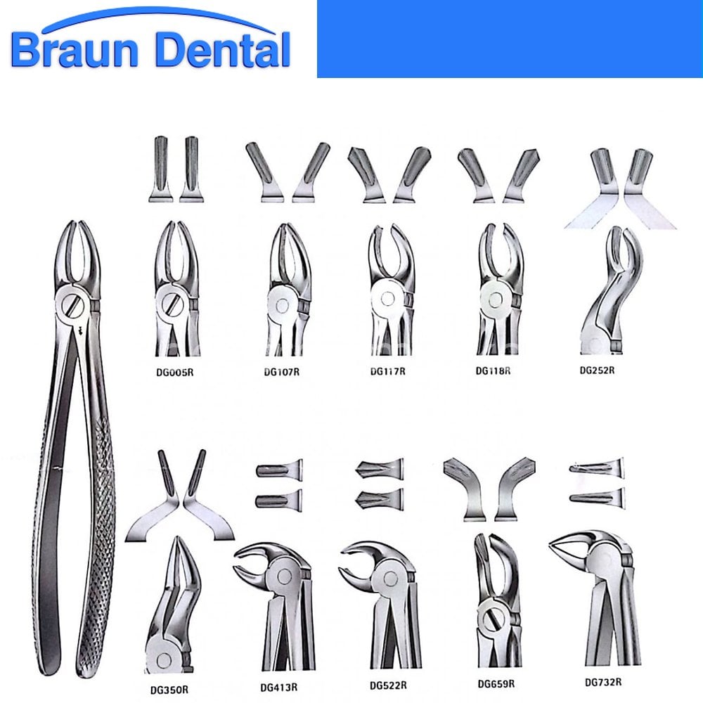Braun Aesculap Anatomica Model Forceps Set of 10