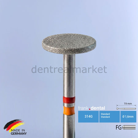 Frank Dental Zirconia Crown Fast-Cut Bur Z818 — Turbine