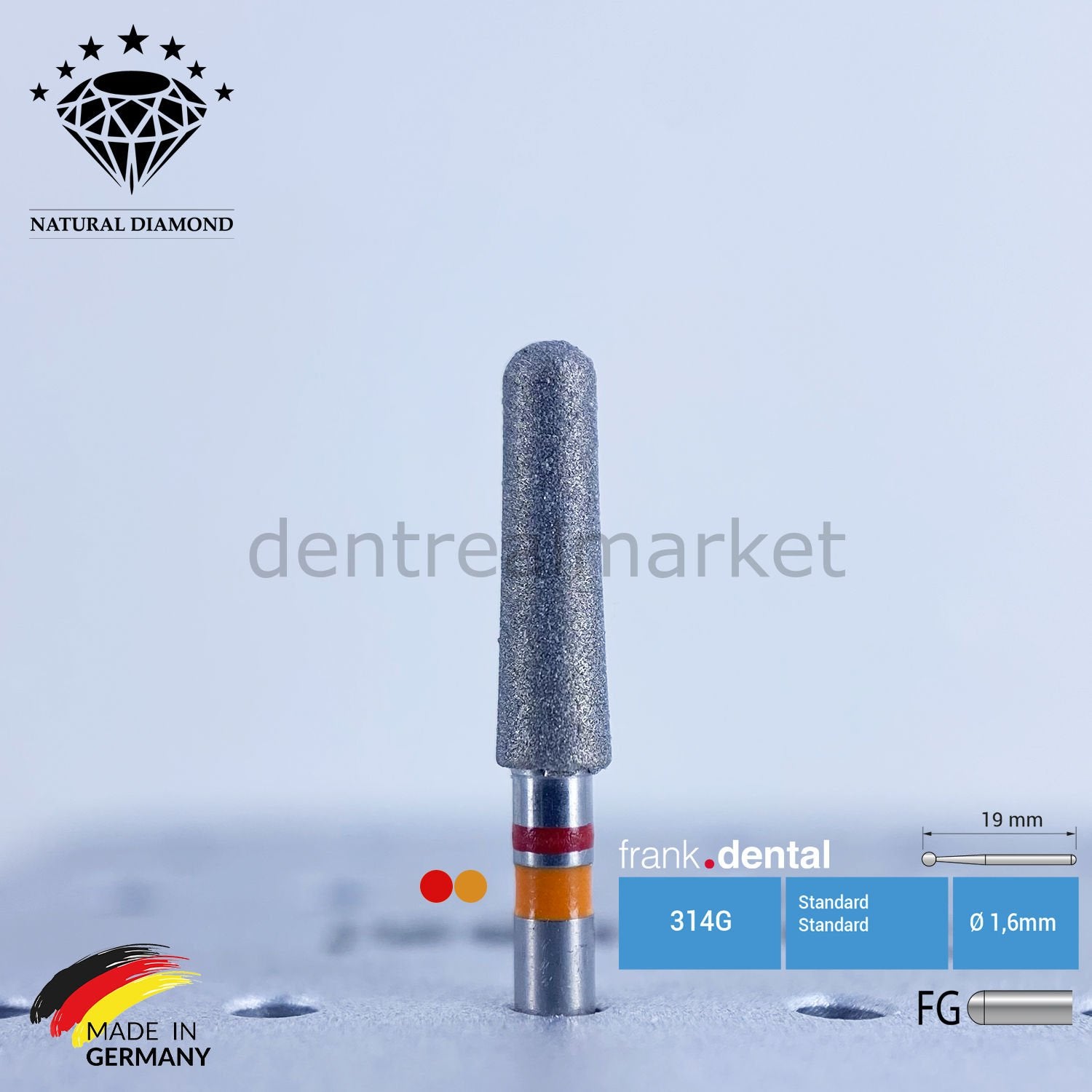 Frank Dental Zirconia Preparation Bur Z856