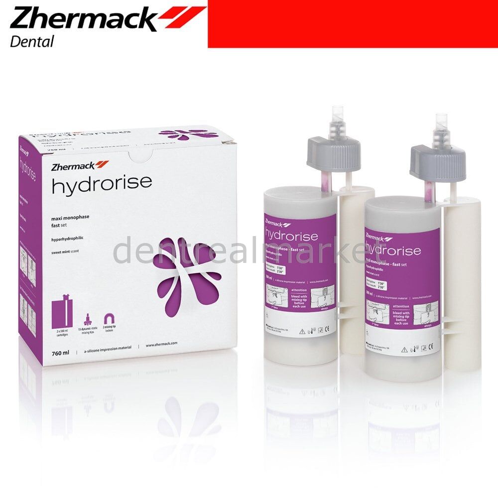 Zhermack Hydrorise Maxi Heavy Body Machine Mix 2×380 ml Normal Set