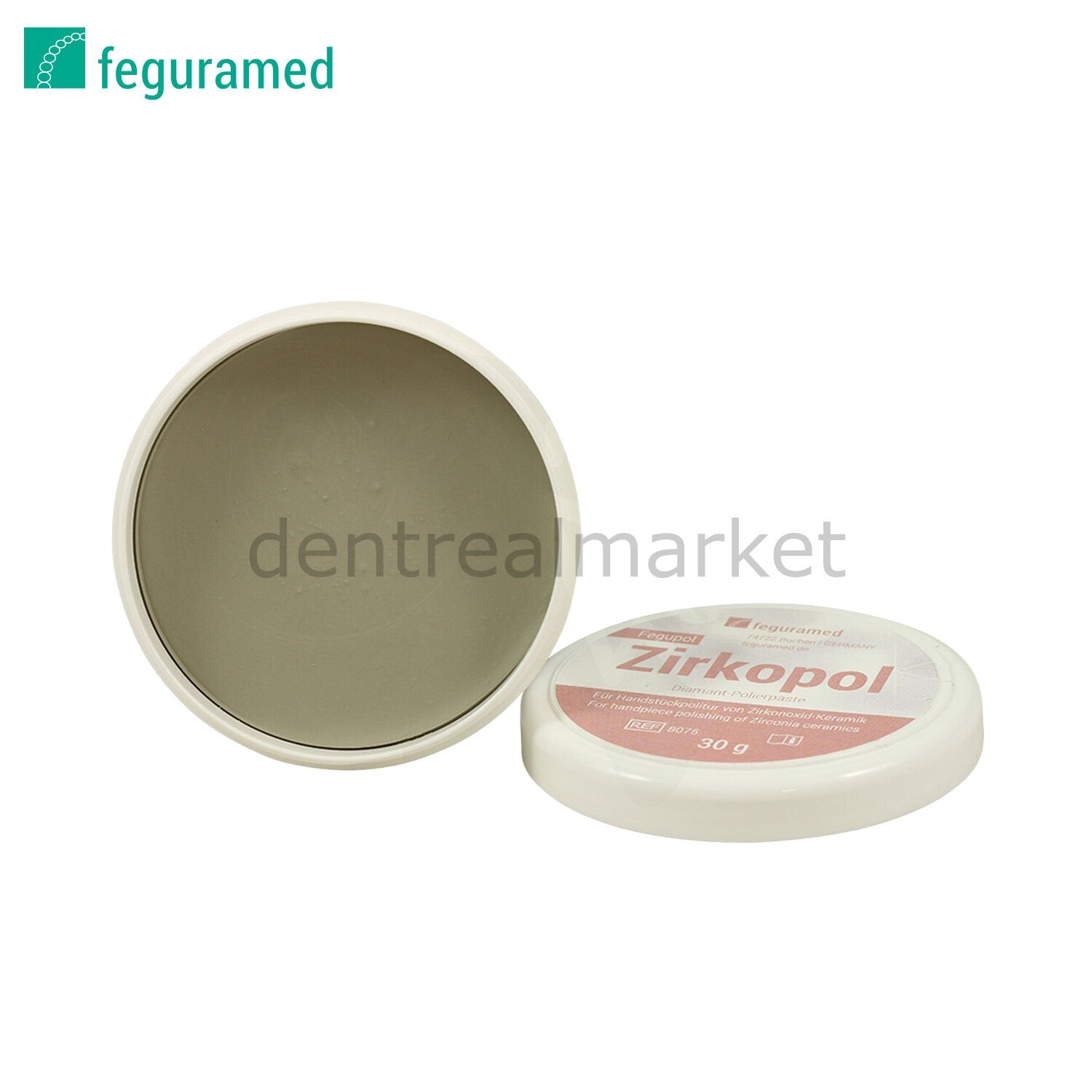 Feguramed Fegupol Zirkopol Diamond Polishing Paste for Ceramics 30 g