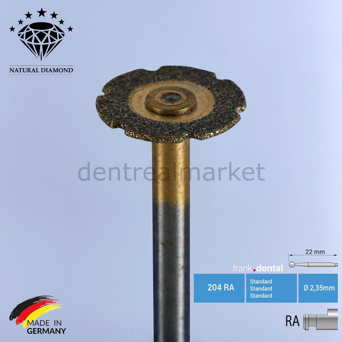 Frank Dental Diamond Bur for Zirconia - ZR909