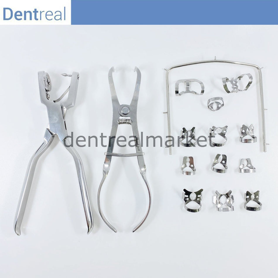 DentrealStore - Dentreal Drm Rubberdam Clamp and Tool Set